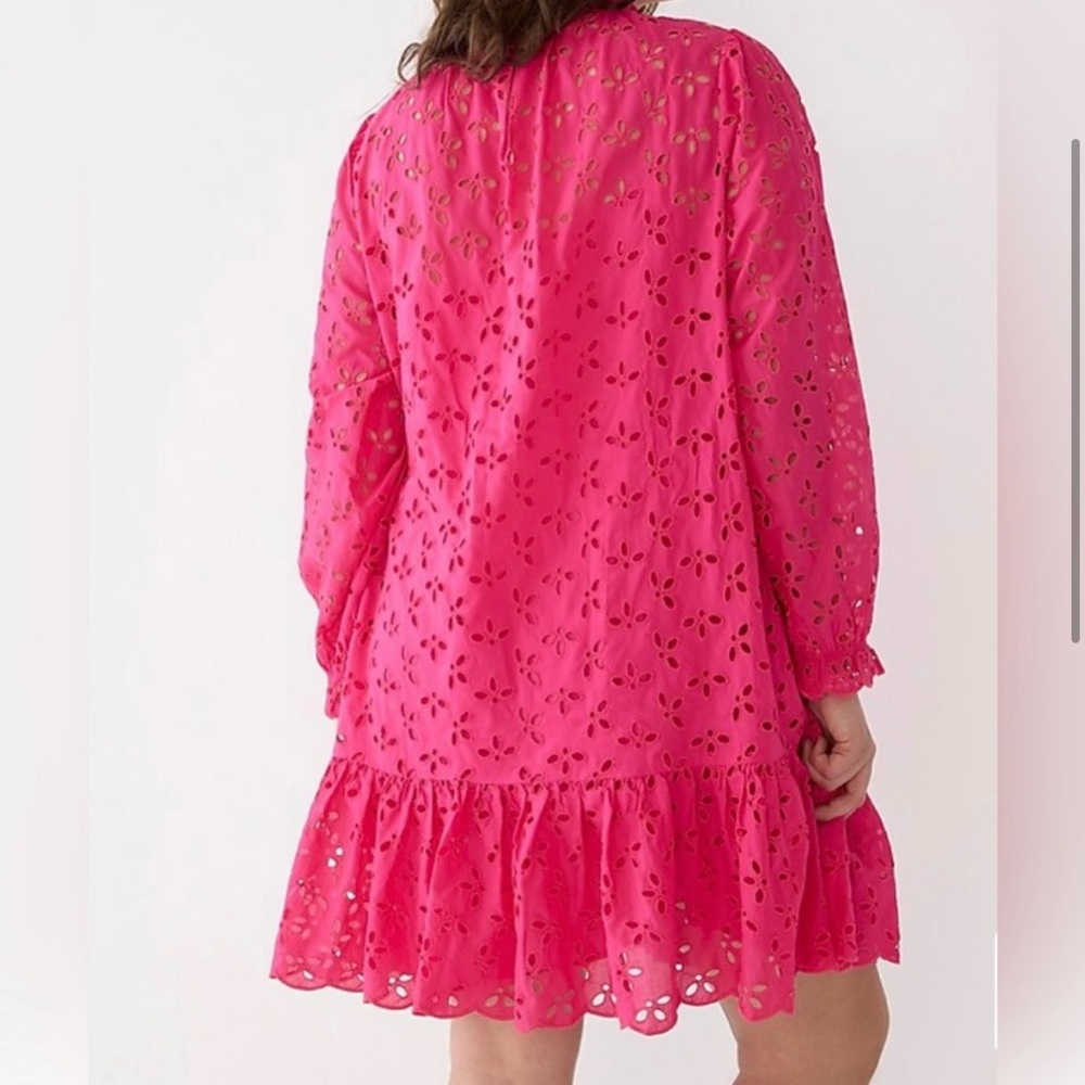 J.crew Ruffleneck Mini Dress Size ST - Picture 3 of 13